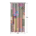 thumbnail image 5 of Pioneer Flower Floral Print Pattern Shower Curtain 36"x72" ,Bathroom Decorative Shower Curtains Set with 12 Hooks,Modern Waterproof Washable Shower Curtain, 5 of 6