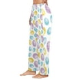 thumbnail image 2 of Ladies Sleeping Pajama Pants - Easter Purple Eggs - Women's Pajama Trousers - XL, 2 of 5