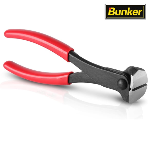 7 Inch End Cutting Pliers, Nail Puller Tool with High Carbon Steel Construction, Nail Remover and Wire Cutter with Non-Slip Handle for Carpentry, Construction and DIY Repairs