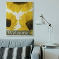 thumbnail image 2 of Stupell Industries Sunflower Welcome Yellow Flowers Painting Super Canvas Wall Art by Kimberly Allen, 2 of 6