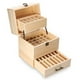 thumbnail image 2 of Caso 59 Slots Caja de Almacenamiento esencial Aceite de Madera Organizador de Estuches Aromaterapia, 2 of 7