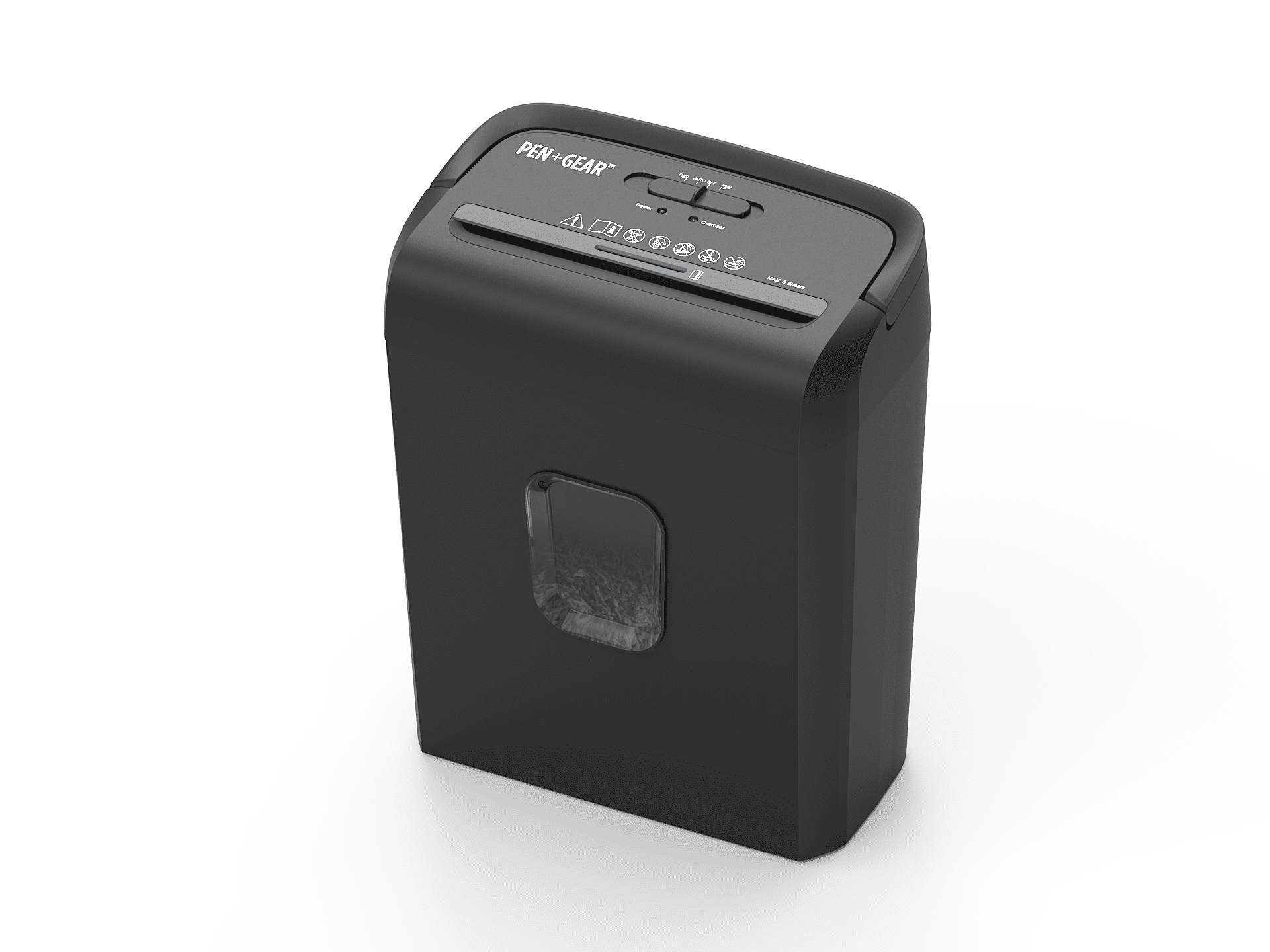 Pen + Gear 6 sheet Micro Cut Shredder with 3.4Gallon Collection Bin