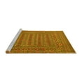 thumbnail image 2 of Ahgly Company Machine Washable Indoor Rectangle Southwestern Yellow Country Area Rugs, 7' x 10', 2 of 4