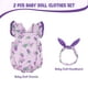 thumbnail image 4 of Set de ropa para muñeca Reborn Baby Doll de 17 a 22 pulgadas con diadema, 4 of 7