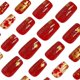thumbnail image 2 of Maple Leaf Press on Nails Short Square Nails Thanksgiving Day Fake Nails with, 2 of 5