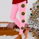 thumbnail image 1 of MKLEKYY Leggings deportivos para mujer Leggings para mujer Leggings de entrenamiento Pantalones con estampado navideño de bloques de color Leggings suaves y elásticos 4141, 1 of 4