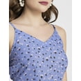 thumbnail image 6 of Moomaya Womens Printed Dress, Spaghetti Strap Cyte Midi Dress, 6 of 9