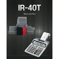 thumbnail image 3 of "Package of Two" Casio HR-100TM and HR-150TM Calculator Ink Roller, Black and Red, Compatible, 3 of 5