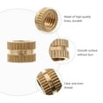 thumbnail image 2 of MasteelfCA 60pcs Press-In Nut Brass Threaded Knurled Nuts Embedding Nuts Embedment Nuts, 2 of 7