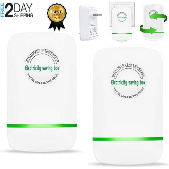 2 Pack Power Save Electricity Saving Box Intellegent Power Save Energy Saving Device For Household Office Shop Appliance 90V-250V 28KW