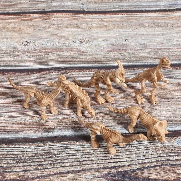 Modelo De Esqueleto De Dinosaurio, Mano De Obra Fina, Esqueletos Fósiles De Dinosaurio, Color Vintage Para Exposición De Historia De Niños
