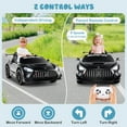 thumbnail image 4 of Costway Ride on Car Licensed Mercedes-AMG GT3 Kids Car with Remote Control 3 Speeds Black, 4 of 10