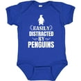 thumbnail image 3 of Inktastic Easily Distracted by Penguins Boys or Girls Baby Bodysuit, 3 of 5