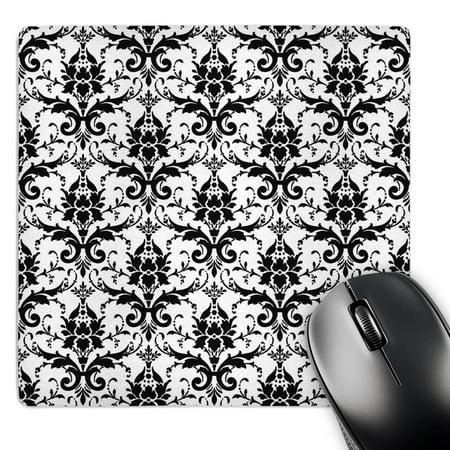 3dRose  Black and White Pattern Damask Art  MousePad price history on PriceWatchPro