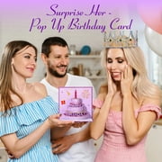 Aofmee Birthday Gifts Baskets for Women, 7 Pcs Lavender Relaxing Bath Gift Sets, Beauty Birthday Gift for Her, Purple