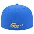 thumbnail image 4 of Men's New Era  Royal Los Angeles Rams Overlap Wordmark 59FIFTY Fitted Hat, 4 of 5