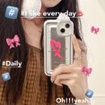 thumbnail image 1 of Bonita funda de silicona con colgante en forma de corazón para iPhone, 13, 12, 14 Pro Max, 11, cubierta a prueba de golpes para 14 pro, fundas plateadas chapadas para mujer Fivean unisex, 1 of 2