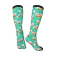 thumbnail image 4 of Easygdp Avocado Lovers Soccer Socks Sport Knee High Socks Calf Compression Athletic Socks for Men and Women, 4 of 9