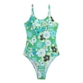 thumbnail image 1 of Aayomet Bathing Suits for Women Printed Outer Body Bikini (Green, M), 1 of 3