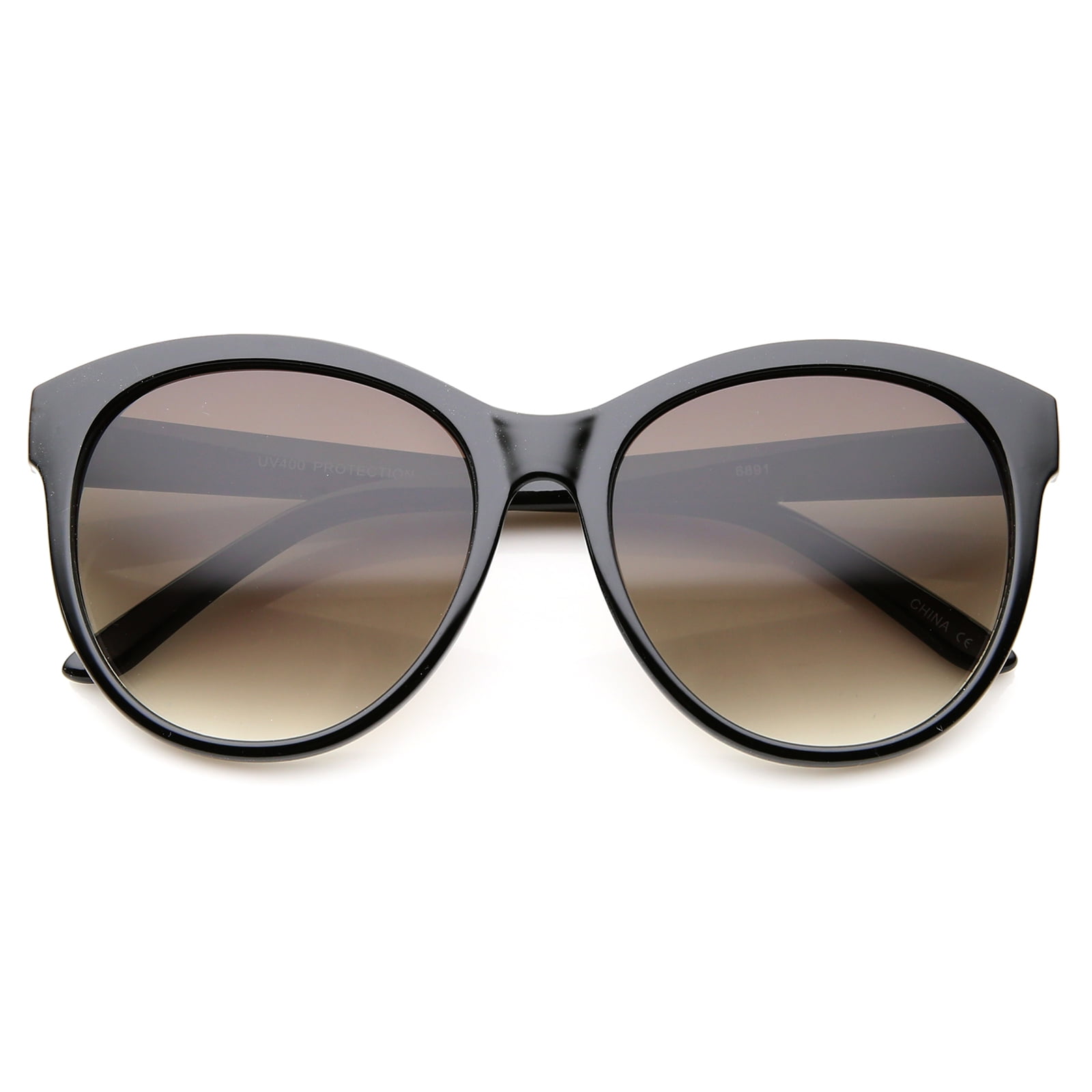 sunglass.la sunglassLA Women's Fashion Horn Rimmed Oversized Cat
