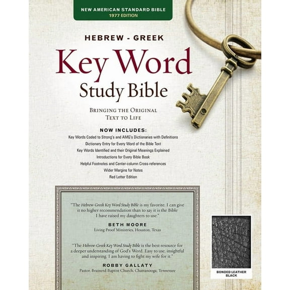 Key Word Study Bibles Hebrew-Greek Key Word Study Bible-NASB: Key Insights Into God's Word, (Hardcover)