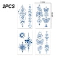 thumbnail image 2 of Tatuajes semipermanentes, pegatinas de tatuaje de 8 hojas, tatuajes de 1-2 semanas para adultos, hombres, mujeres, niñas y niños, 2 of 6