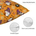thumbnail image 3 of Pofeuu Halloween Witches Gnome Print Double-sided plush pillowcase Square Throw Pillow Covers Pillows Cover for Living Room Bedroom Sofa Couch Cushion Cover（No pillow core）-20"x20", 3 of 7