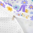 thumbnail image 4 of Meiyoeat Spring Daisy Floral Twin Bedding for Women Girls, Cute Initial M Letter Duvet Cover Set, Lavender Purple, Reversible, 1 Duvet Cover and 1 Pillowcase (No Comforter), 4 of 6