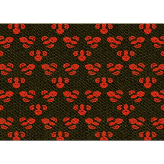 Ahgly Company Machine Washable Indoor Rectangle Transitional Bakers Brown Area Rugs, 8' x 10'