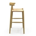 thumbnail image 4 of Pemberly Row Contemporary Papercord Bar Height Stool in Natural, 4 of 4