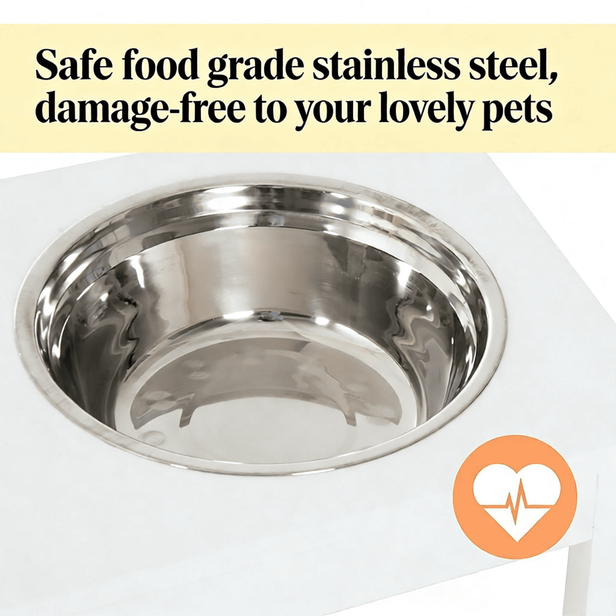 Elevated Feeding Station, Raised Dog Bowls Stand Pet Food Bowl Stand