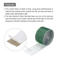 thumbnail image 4 of Unique Bargains 2 Roll 1 Yard 13.5/27mm Self Adhesive Crystal Rhinestone Ribbon for Crafts Project, Dark Green, 4 of 5