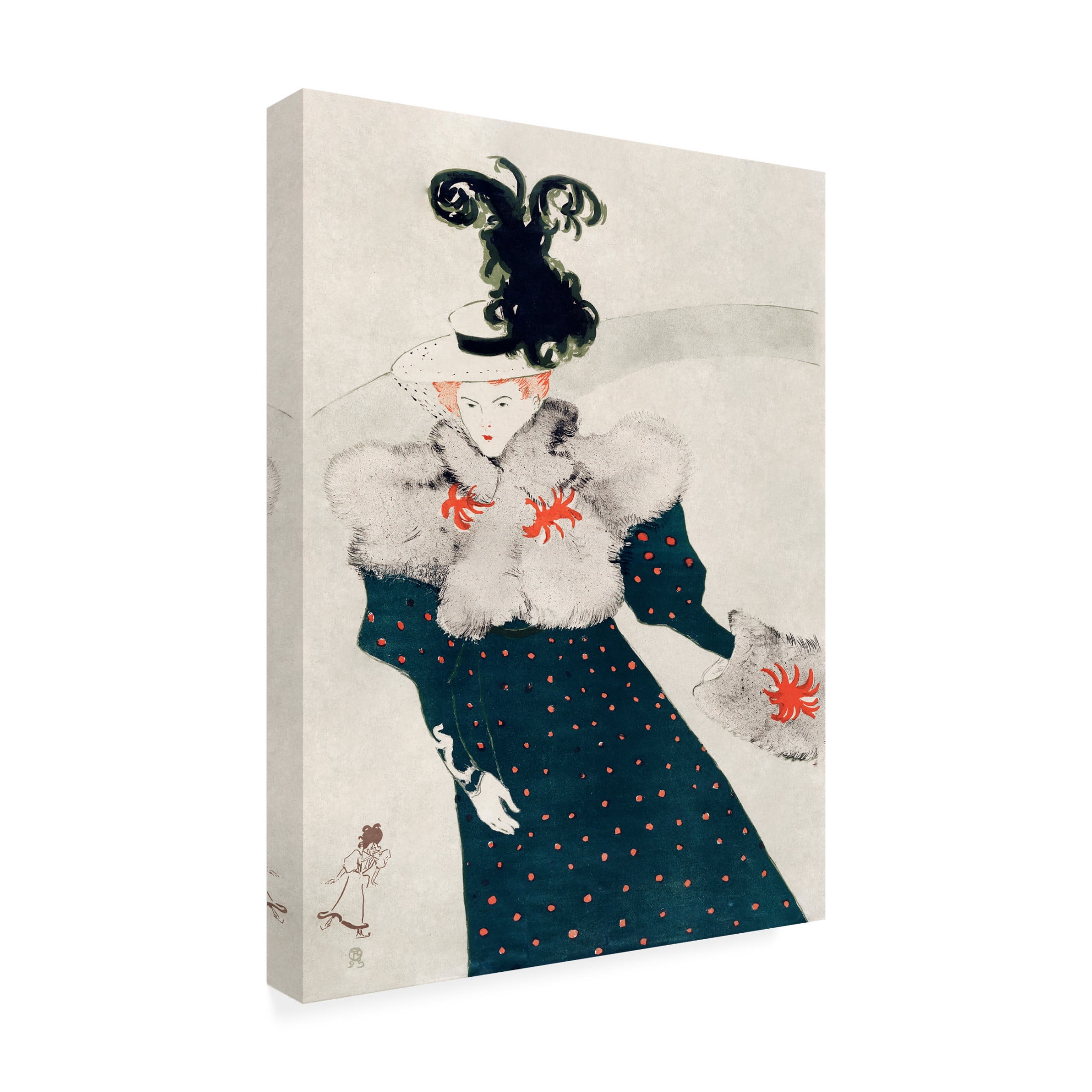 Trademark Fine Art Pictufy   La Revue Blanche 1895 Canvas Wall Art