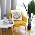 thumbnail image 6 of GZHJMY Christmas Gnome Throw Pillow Cover 18 x 18 Inch, Soft Square Cushion Case for Home Couch Sofa Bedroom Car Farmhouse Decor Home Decor, 6 of 7