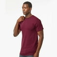 thumbnail image 2 of Gildan - Ultra Cotton Men’s Short Sleeve T-Shirt | 6 oz. 100% Cotton Comfortable Tee, Classic Fit Crew Neck T-Shirts, Pack Of - 6 Tees, Color Maroon | Size - S, 2 of 5