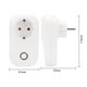 thumbnail image 1 of Enchufe inalámbrico de la UE Wifi Enchufe inteligente Control remoto Temporizador Alex Power Wi-fi Salida USB Voz Tuya Cargador de teléfono Monitor Temporizador 10A ZefeiWu 8390615806145, 1 of 1