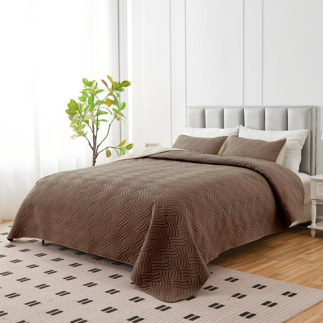 Juego de edredón U-NICE HOME Twin XL, 173 x 224 cm, reversible y suave