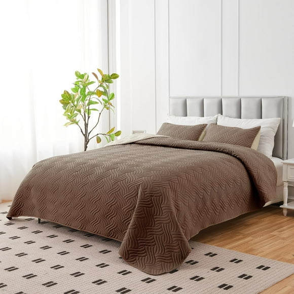 Juego de edredón U-NICE HOME Twin XL, 173 x 224 cm, reversible y suave