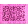 thumbnail image 1 of Ahgly Company Indoor Rectangle Abstract Pink Modern Area Rugs, 5' x 7', 1 of 4