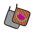 thumbnail image 2 of Caroline's Treasures Watermelon Face Pair of Pot Holders, 2 of 2
