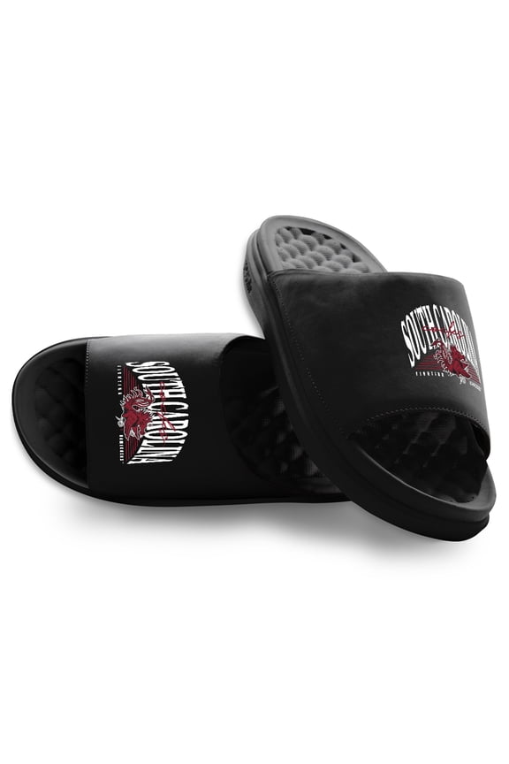 Unisex ISlide South Carolina Gamecocks Varsity Stack Motive Slide Sandals