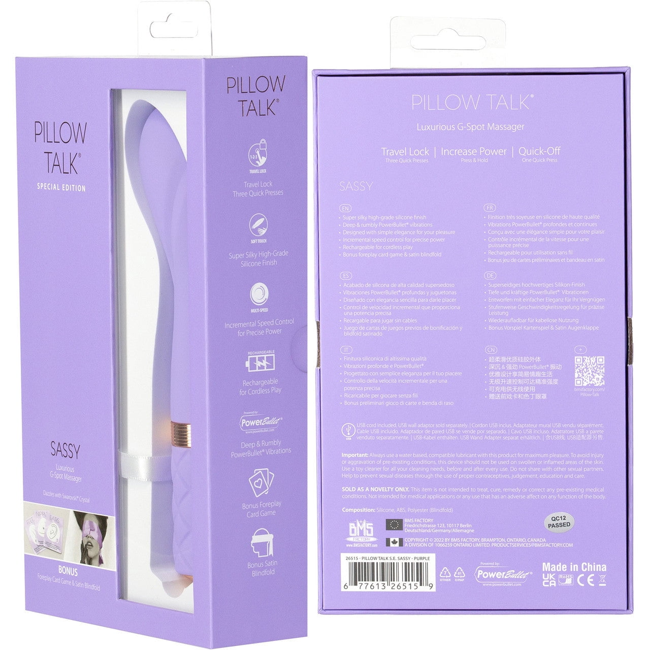 Pillow Talk Racy Mini G-Spot Vibrator, Pink