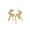 Gold, variant on Single Piece 925 Silver Tassel Chain Ear Cuff, Sterling Silver Zircon Dangle Ear Clip