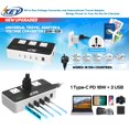 thumbnail image 5 of Key Power 230W Voltage Converter Step Down 220V to 110V with USB-C PD Port and Worldwide International Universal Travel Adapter for USA Appliance Overseas in Europe, Ireland, AU, UK, India, China, 5 of 9
