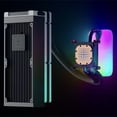 thumbnail image 3 of HYTE THICC Q60 240mm All-In-One Liquid CPU Cooler with 5" Ultraslim IPS Display, White, 3 of 8