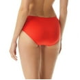 thumbnail image 3 of MICHAEL MICHAEL KORS Women's Orange Stretch Lined Full Coverage Shirred Bikini Swimsuit Bottom XS, 3 of 3