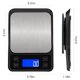 thumbnail image 3 of Báscula de alimentos impermeable, 0,01 oz de alta precisión, 11 lb, lavable, recargable por USB, plataforma de pesaje de acero inoxidable, cocina digital, 3 of 5