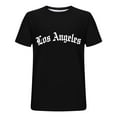 thumbnail image 4 of Stamzod Summer T Shirts for Man Fashion Letter Printed Round Neck Oversized Shirt Men Streetwear Casual Short Sleeve Workout Shirts for Men Black XXL, 4 of 5