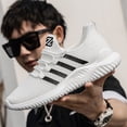 thumbnail image 4 of Zapatillas deportivas transpirables de primavera para hombre, zapatos blancos, zapatos casuales de moda, zapatos para hombre, 4 of 6
