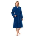 thumbnail image 1 of TowelSelections Womens Robe, Premium Cotton Bathrobe, Spa Terry Cloth Robes for Women X-Large/XX-Large Dutch Blue, 1 of 6